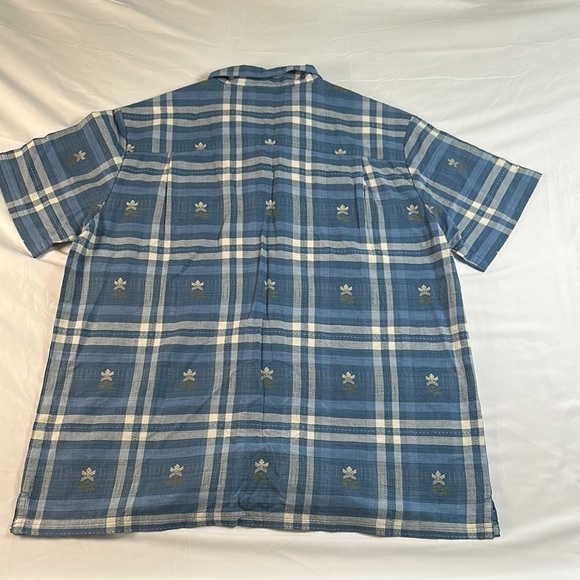 Bobbie Brooks Blue and White Plaid Casual Shirt - Picture 8 of 9